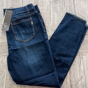 1822 Denim Women's Skinny Jeans - Dark Blue